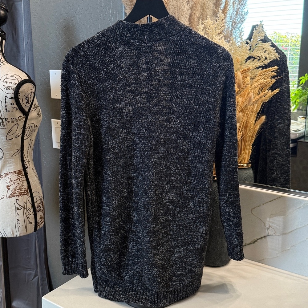 JCREW Women's BLACK & WHITE Cardigan - Picture 4 of 6